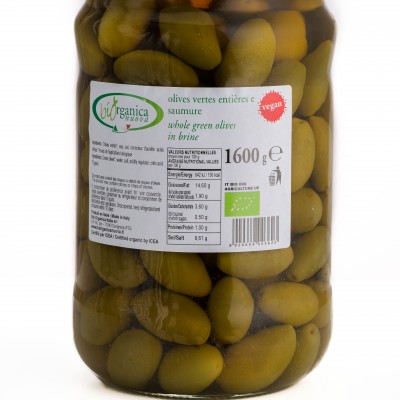 Olives Bio Cerignola 1600g/1700 ml