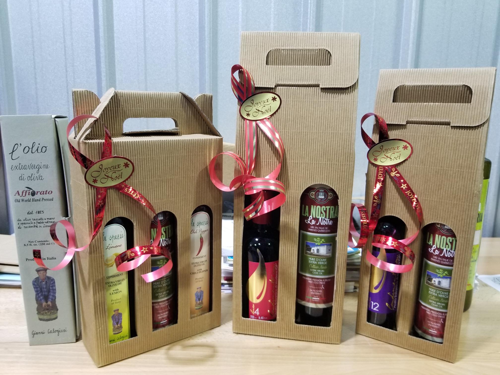 Ensembles Cadeaux Huile d'olive extra vierge/vinaigre balsamique vieilli 4 ans