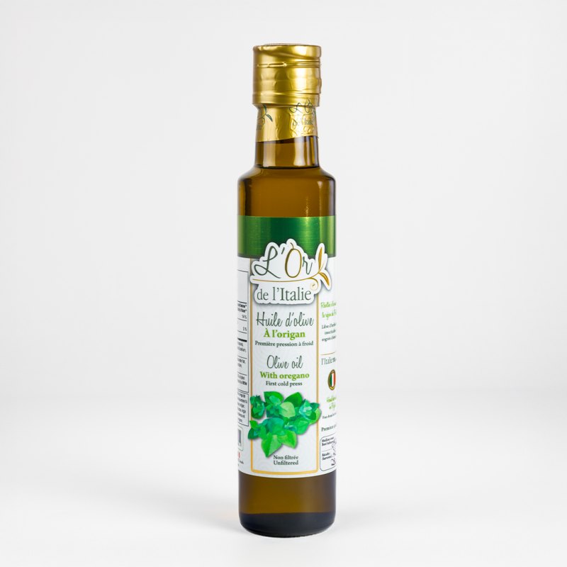 Olive oilextra virgin with origano