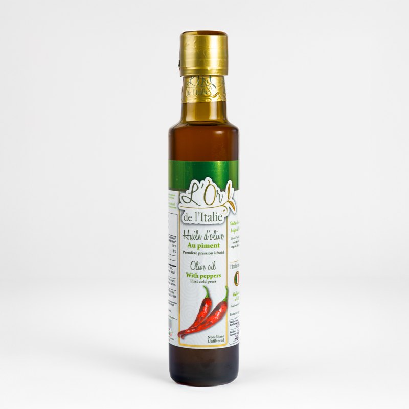 Olive oil extra virgin with hot chili