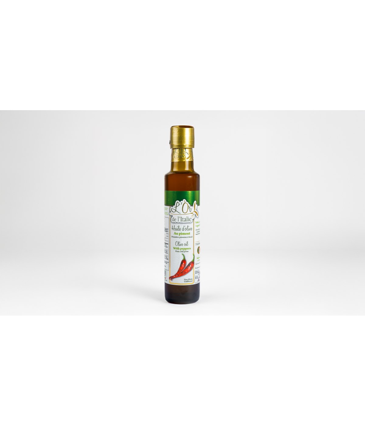 Olive oil extra virgin with hot chili