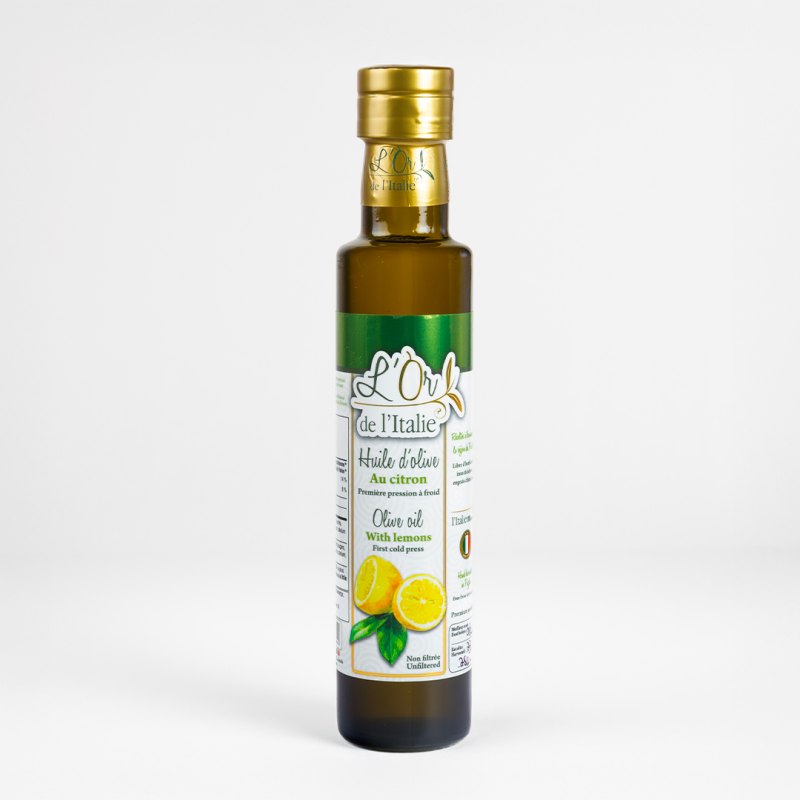Lemon oil pressed with fresh lemons