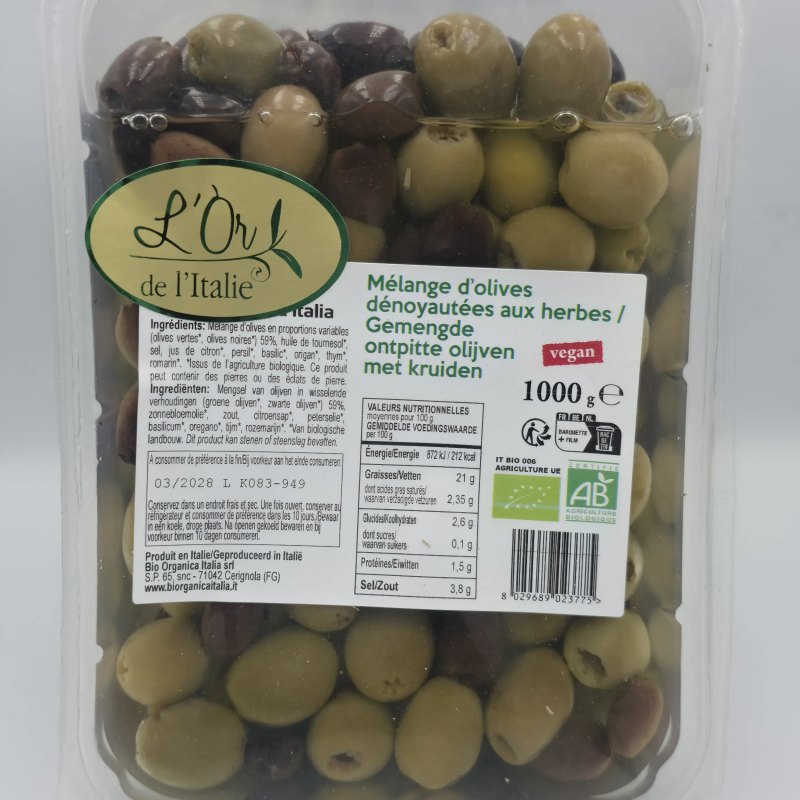 Olives appéritivo biologiques 1000 ml